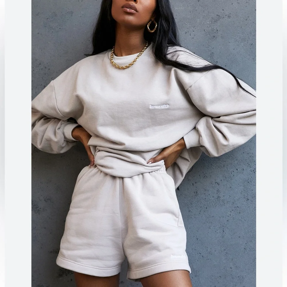House of CB Beige Lounge Sweat Set - Picture 1 of 3